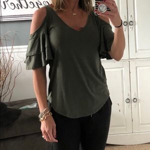 Open sleeve blouse